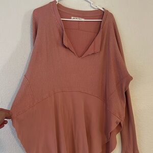 We the free Women waffle shirt